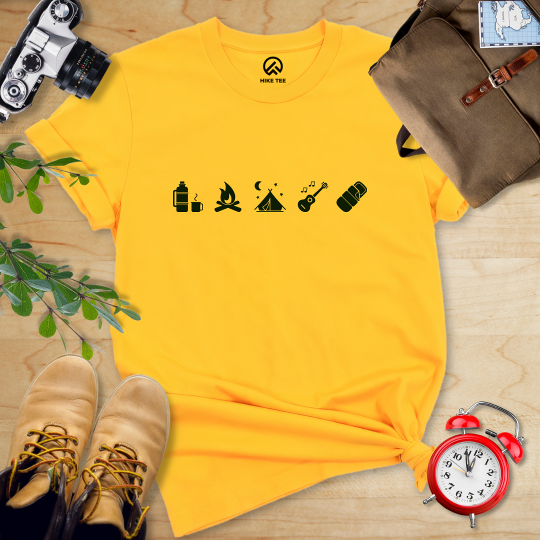 5 In Row Camping Shirt