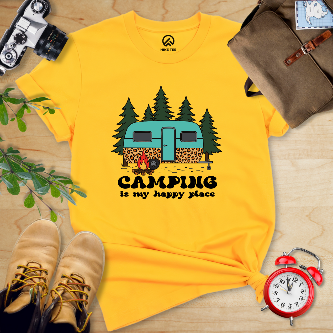 Camping is My Happy Place Shirt