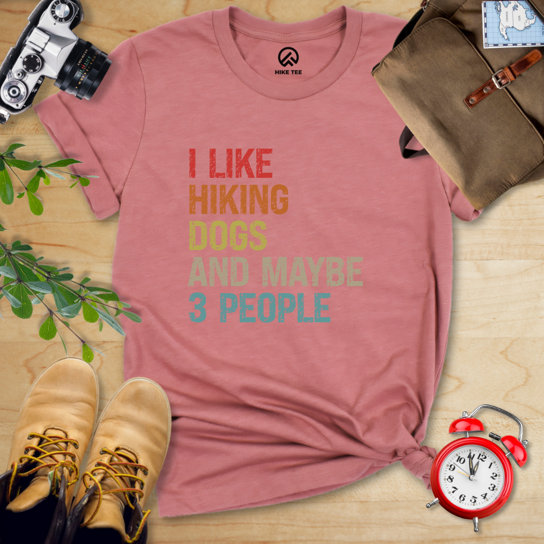 I Like Hiking Dog Shirt