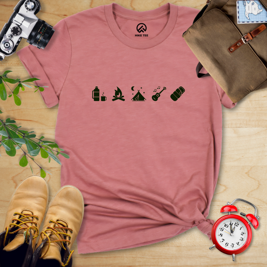 5 In Row Camping Shirt