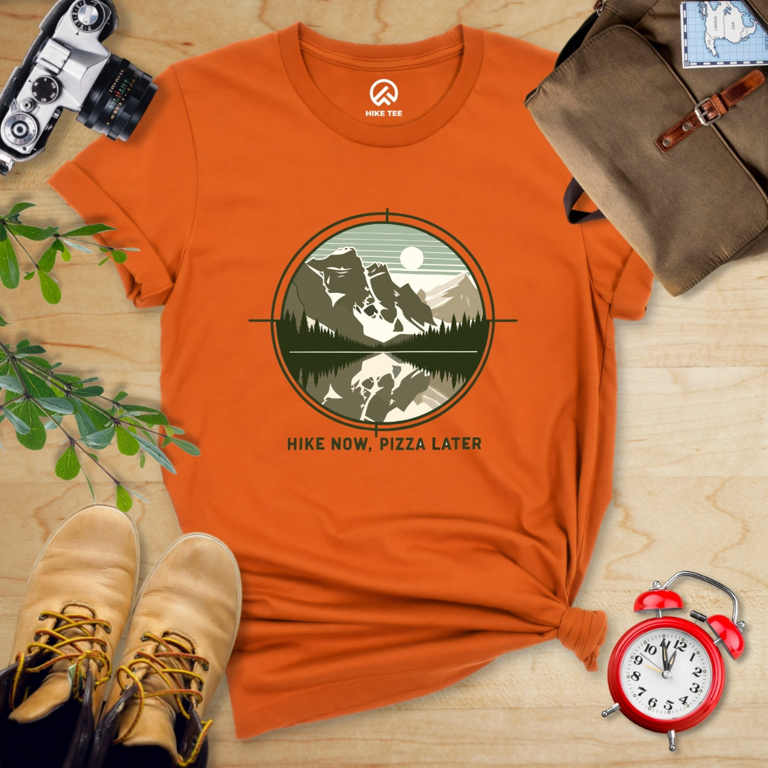 Hike Now Pizza Later Shirt