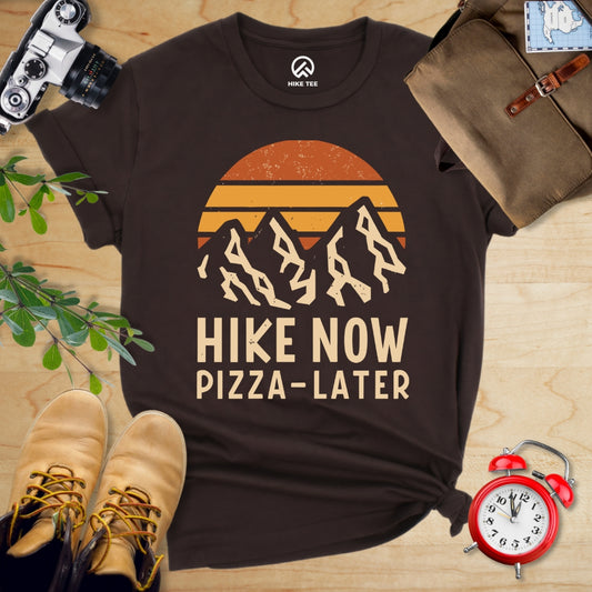 Hike Now Pizza Later Shirt