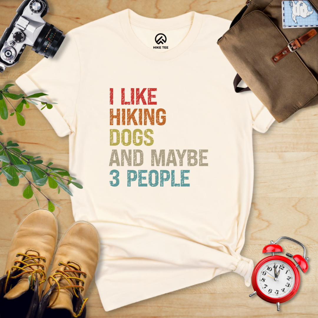 I Like Hiking Dog Shirt