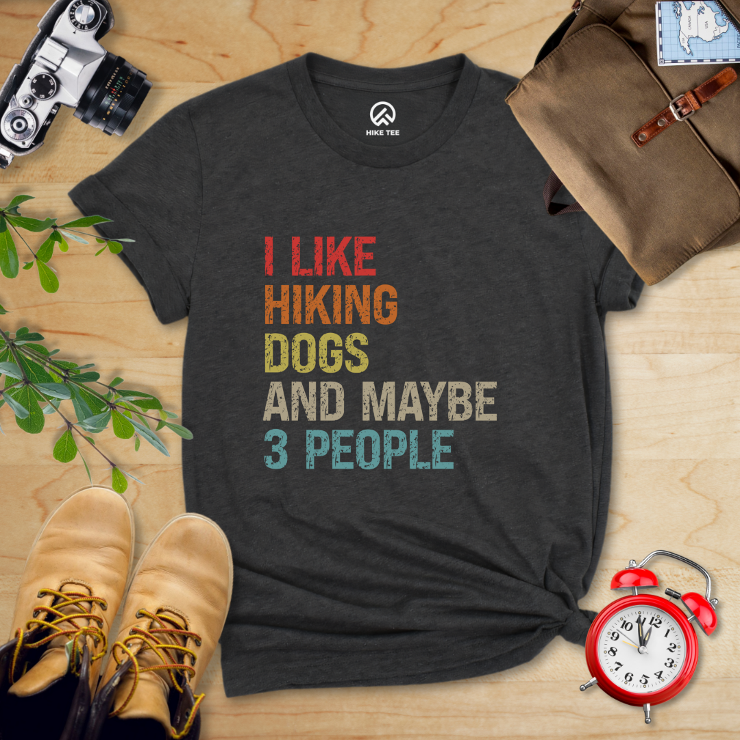 I Like Hiking Dog Shirt