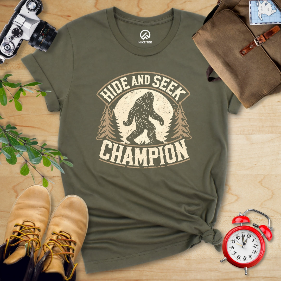 Hide and Seek Champion Big Foot Shirt