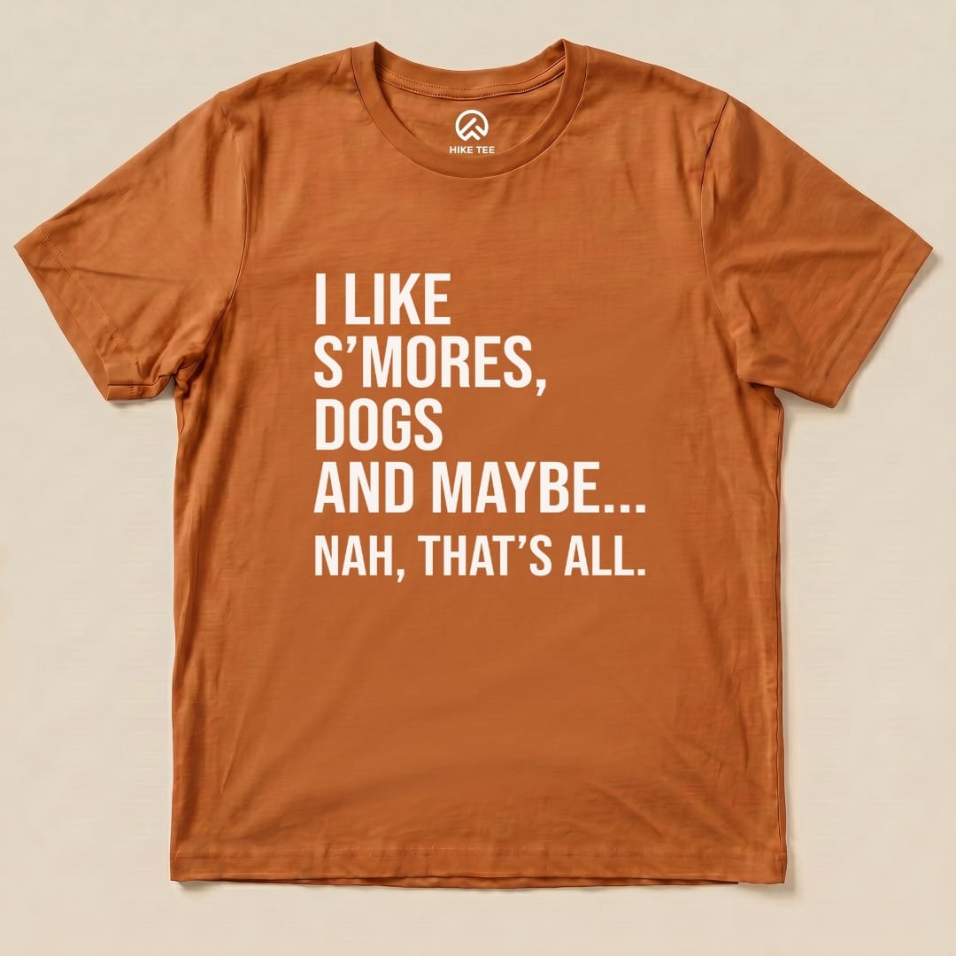 I Like Smores Shirt Hike Tee T-Shirt Autumn / S