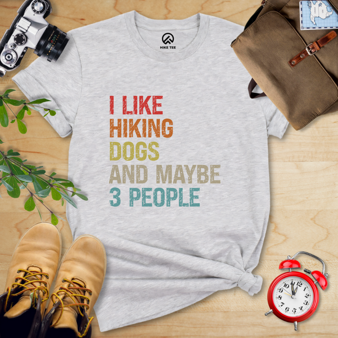 I Like Hiking Dog Shirt