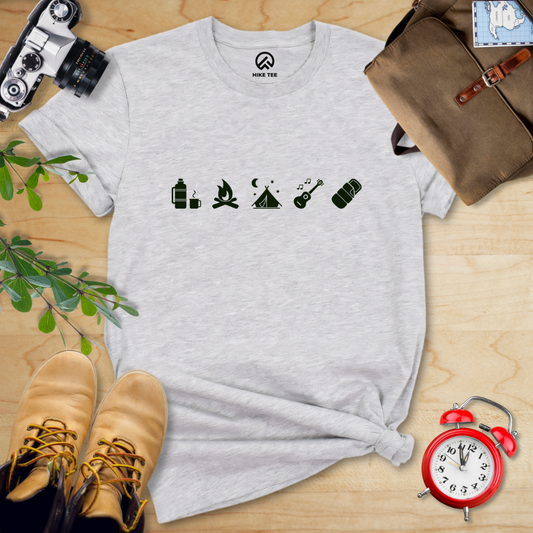 5 In Row Camping Shirt