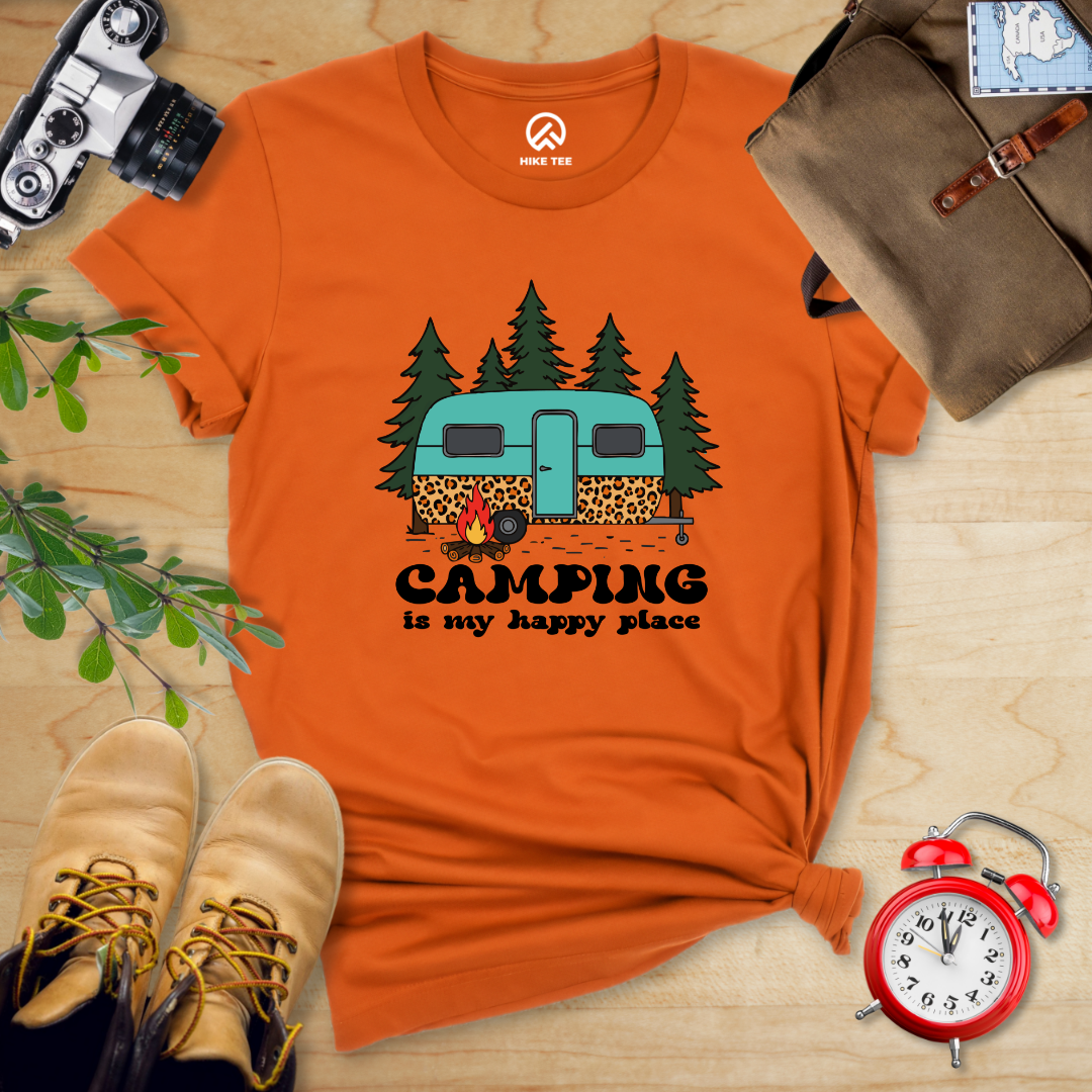 Camping is My Happy Place Shirt