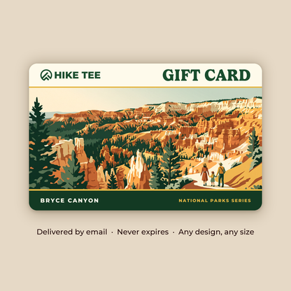 Hike Tee gift card - National Parks series, Bryce Canyon