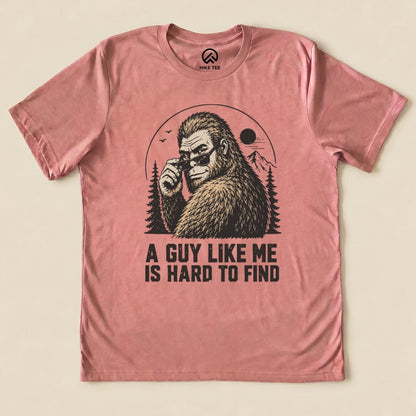 A guy like me bigfoot Shirt Hike Tee T-Shirt Heather Mauve / S