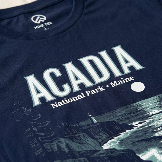 Hike Tee T-Shirt Acadia Maine Vintage Shirt
