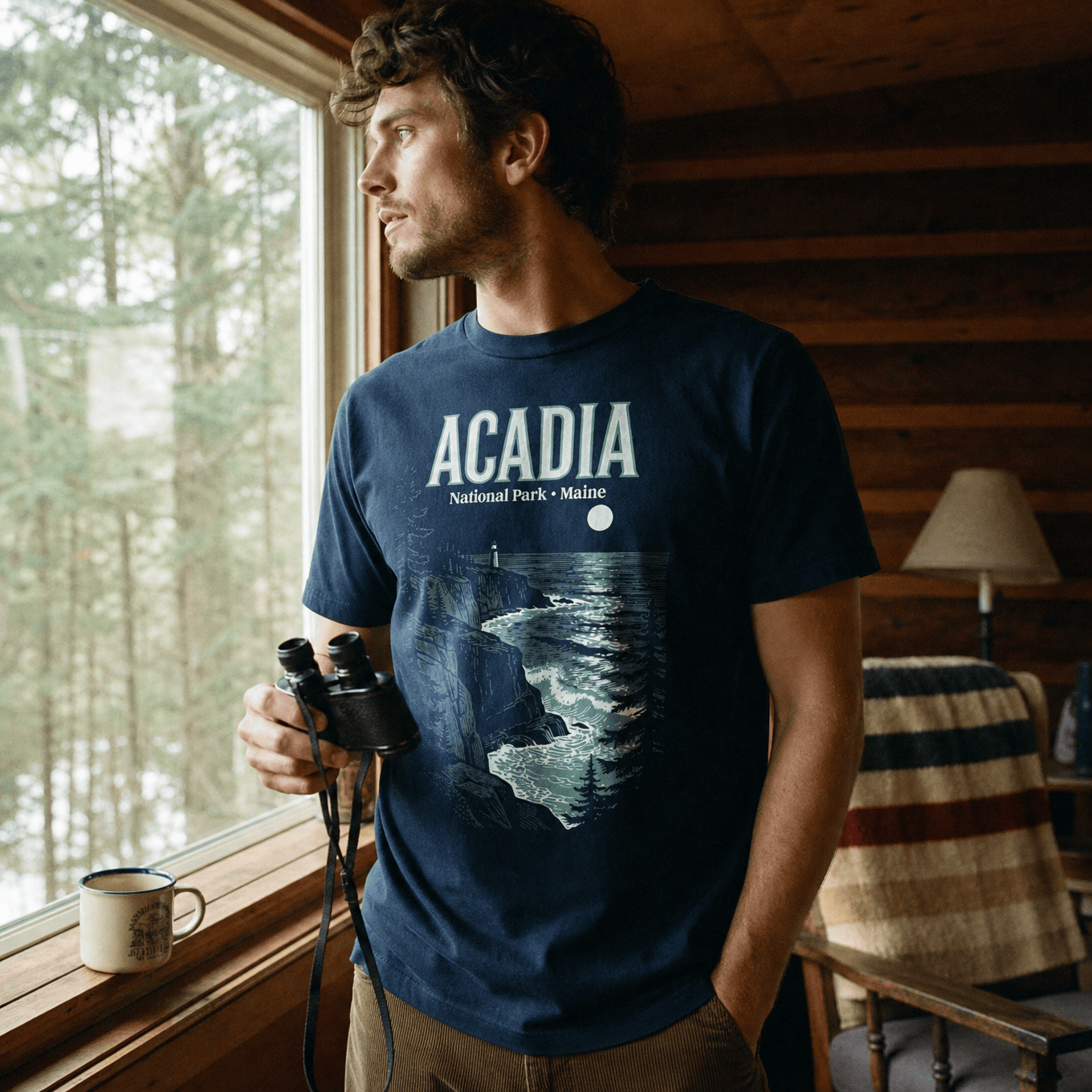 Acadia Maine Vintage Shirt Hike Tee T-Shirt