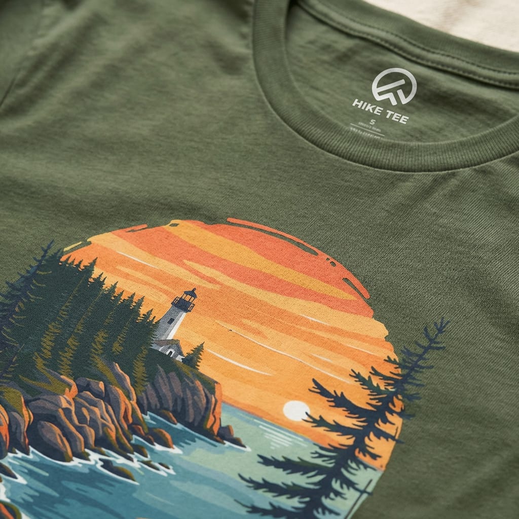Hike Tee T-Shirt Acadia National Park Shirt