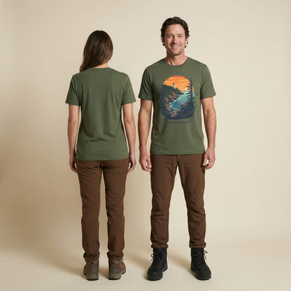 Hike Tee T-Shirt Acadia National Park Shirt