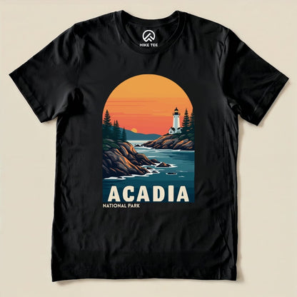 Hike Tee T-Shirt Black / S Acadia National Park Shirt