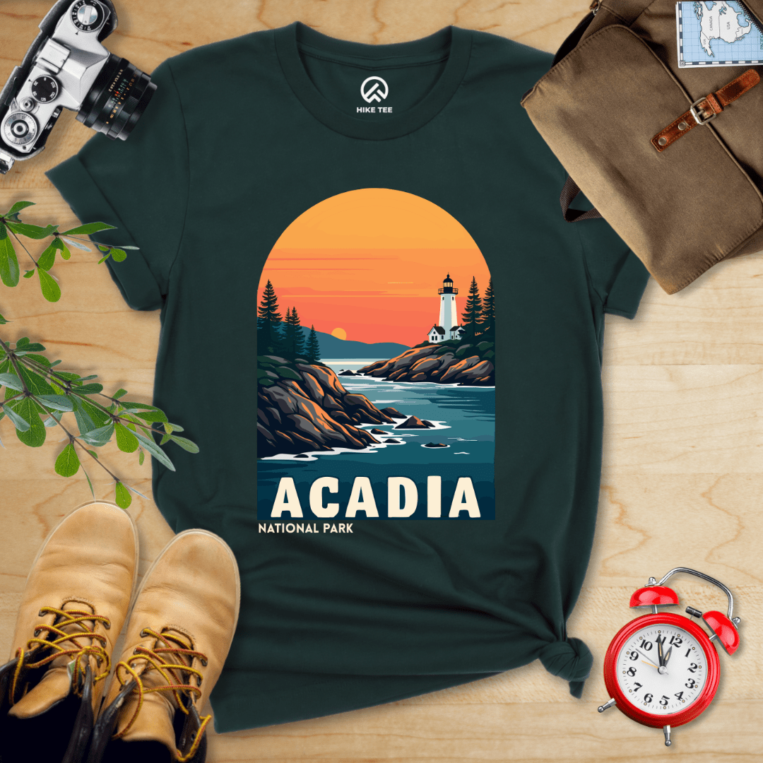 Hike Tee T-Shirt Forest / S Acadia National Park Shirt