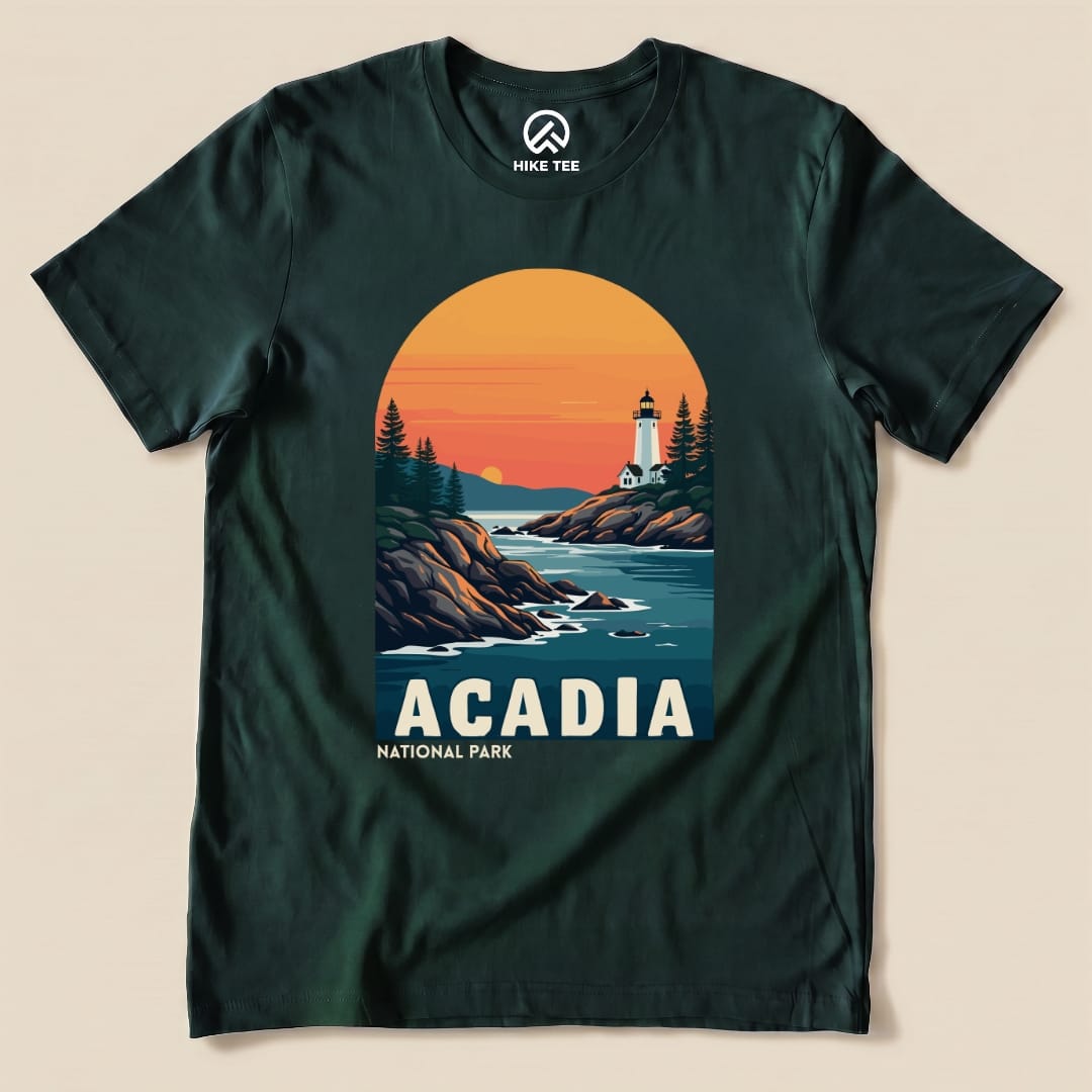 Hike Tee T-Shirt Forest / S Acadia National Park Shirt