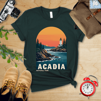 Hike Tee T-Shirt Forest / S Acadia National Park Shirt