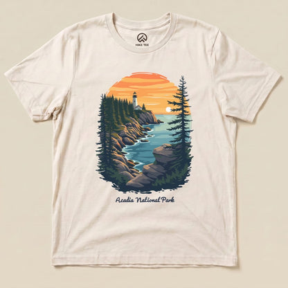 Hike Tee T-Shirt Natural / S Acadia National Park Shirt