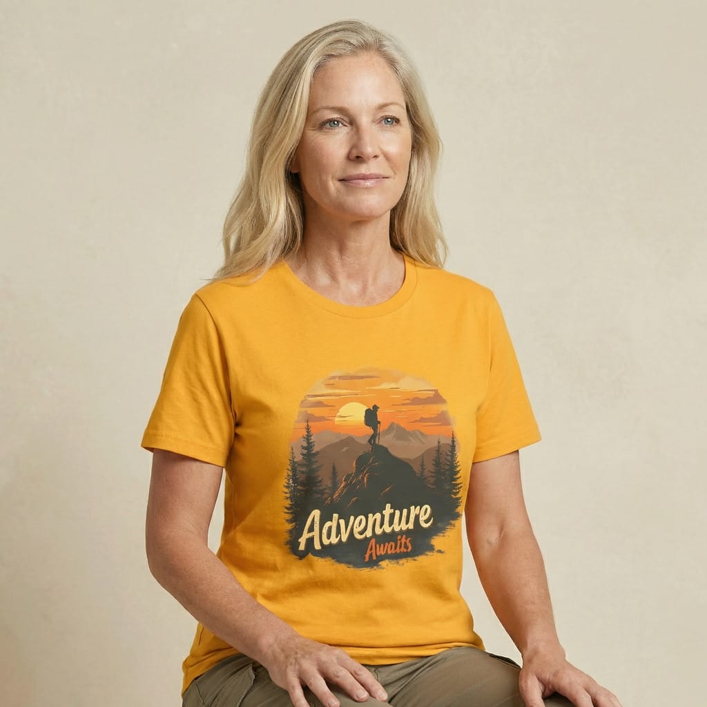 Hike Tee T-Shirt Adventure Awaits Shirt