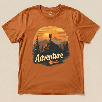 Hike Tee T-Shirt Autumn / S Adventure Awaits Shirt