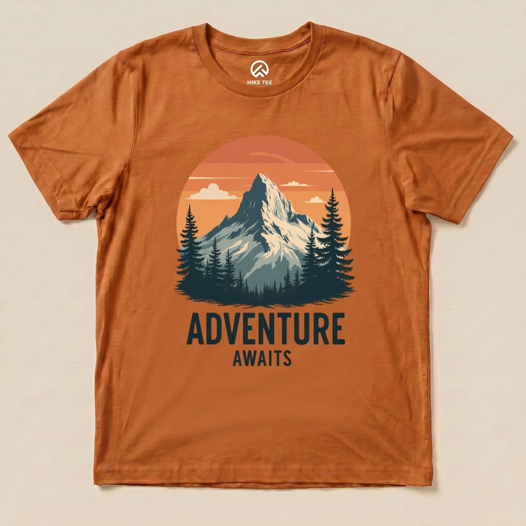 Adventure Awaits Shirt Hike Tee T-Shirt Autumn / S