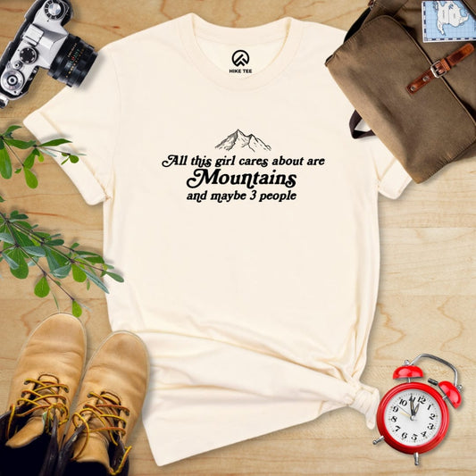 Hike Tee T-Shirt All This Girl Cares Shirt