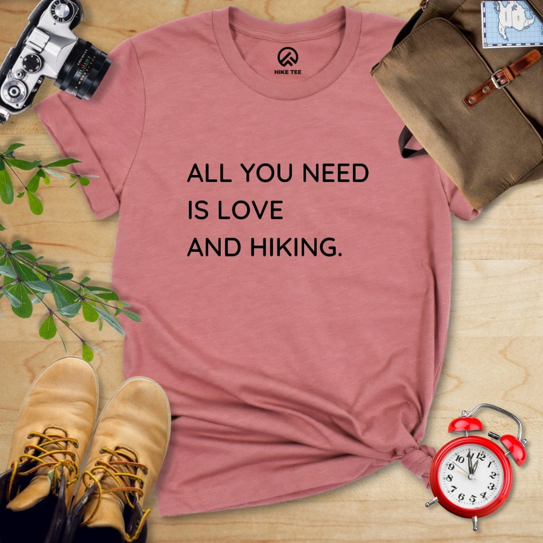 Hike Tee T-Shirt Heather Mauve / S All You Need Shirt