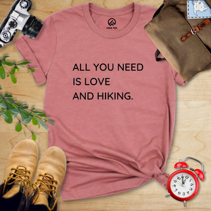 Hike Tee T-Shirt Heather Mauve / S All You Need Shirt