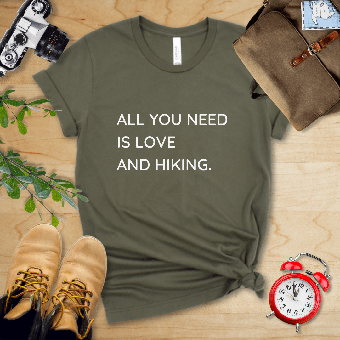 Printify T-Shirt Military Green / S All You Need Shirt