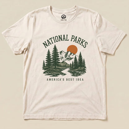America's Best Idea National Park Shirt Hike Tee T-Shirt Natural / S