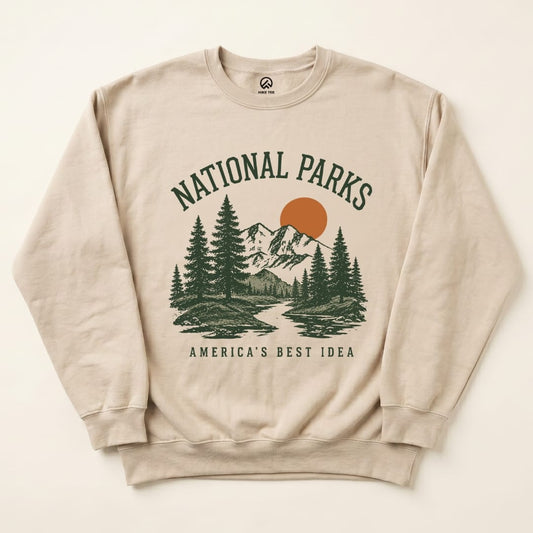 America's Best Idea National Park Sweatshirt in Sand