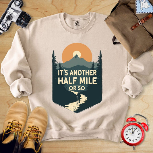 Hike Tee Sweatshirt Sand / S Another Half Mile Sweatshirt