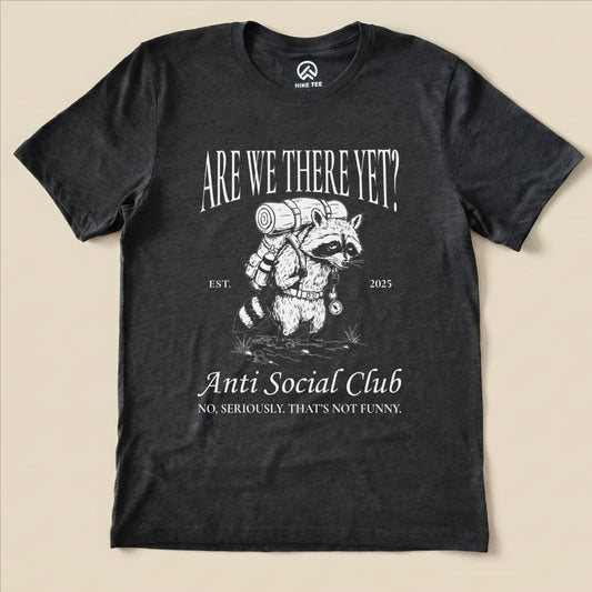 Hike Tee T-Shirt Dark Grey Heather / S Anti Social Club Hiking Shirt