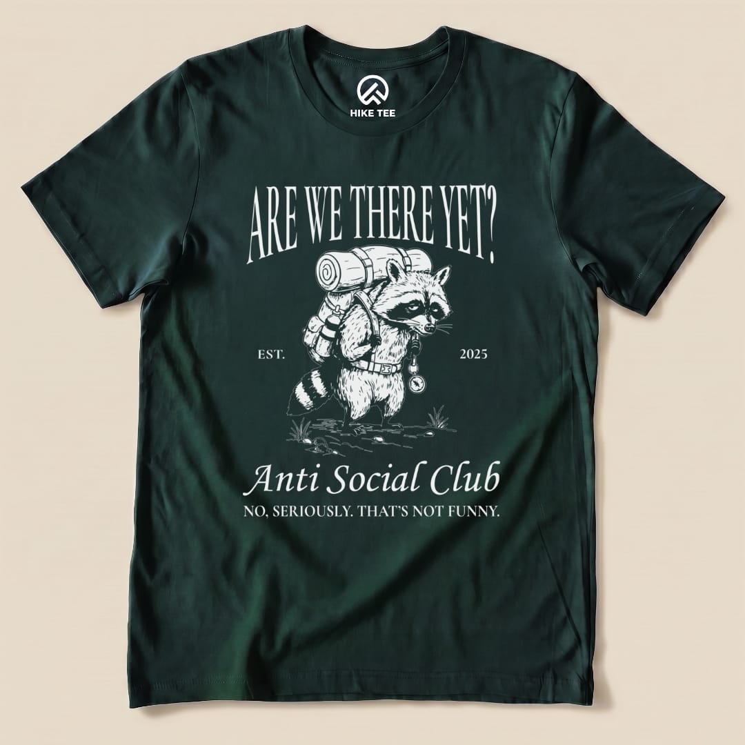 Hike Tee T-Shirt Forest / S Anti Social Club Hiking Shirt