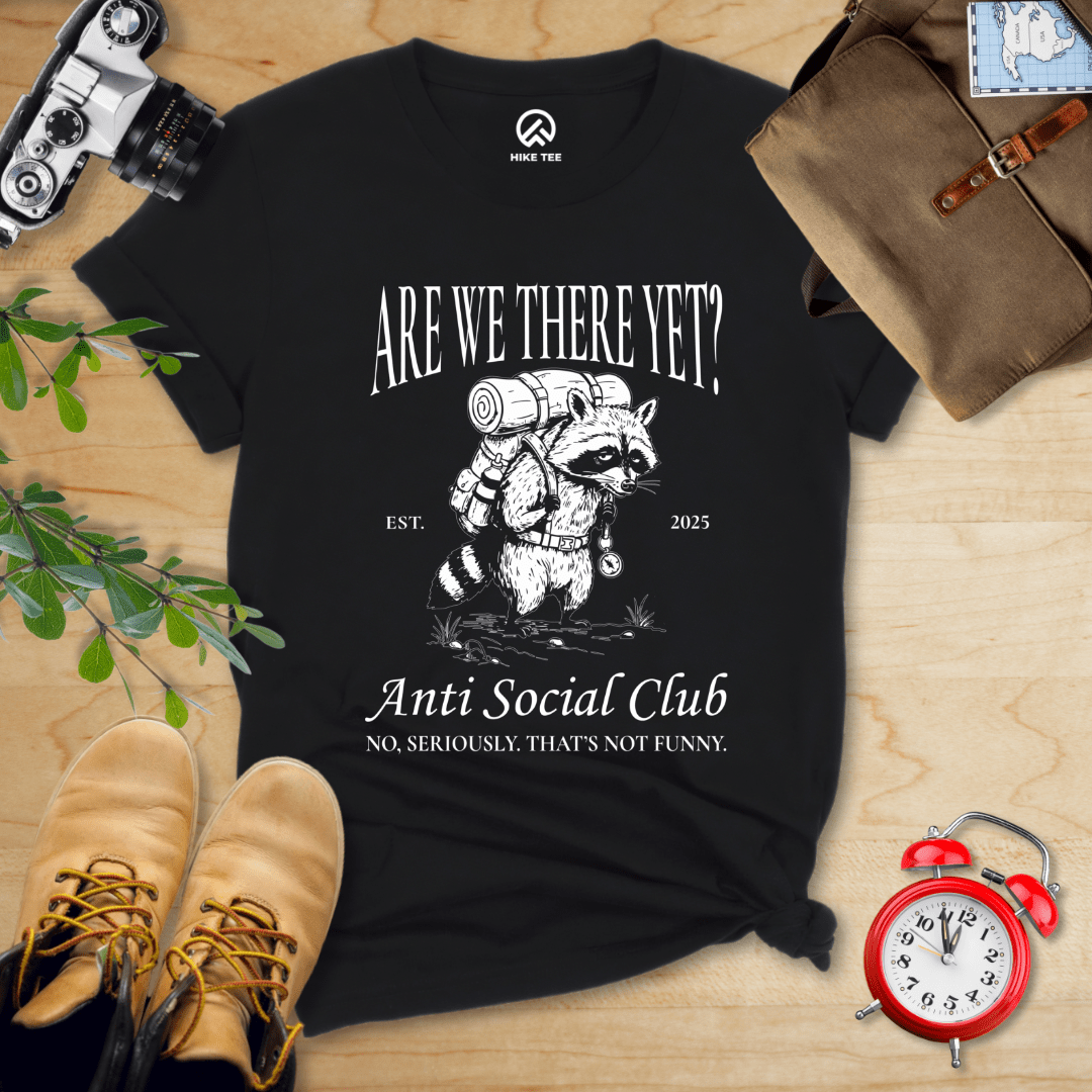 Hike Tee T-Shirt Black / S Anti Social Club Shirt