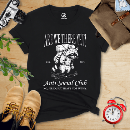 Hike Tee T-Shirt Black / S Anti Social Club Shirt
