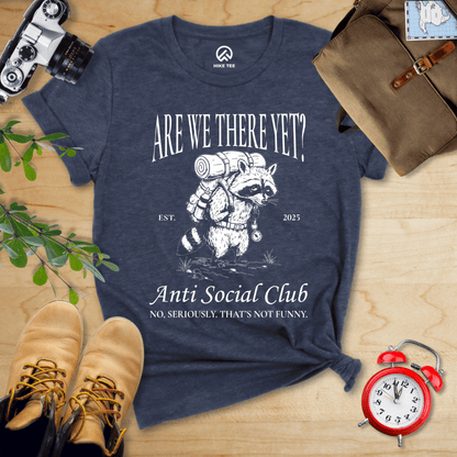 Hike Tee T-Shirt Heather Navy / S Anti Social Club Shirt