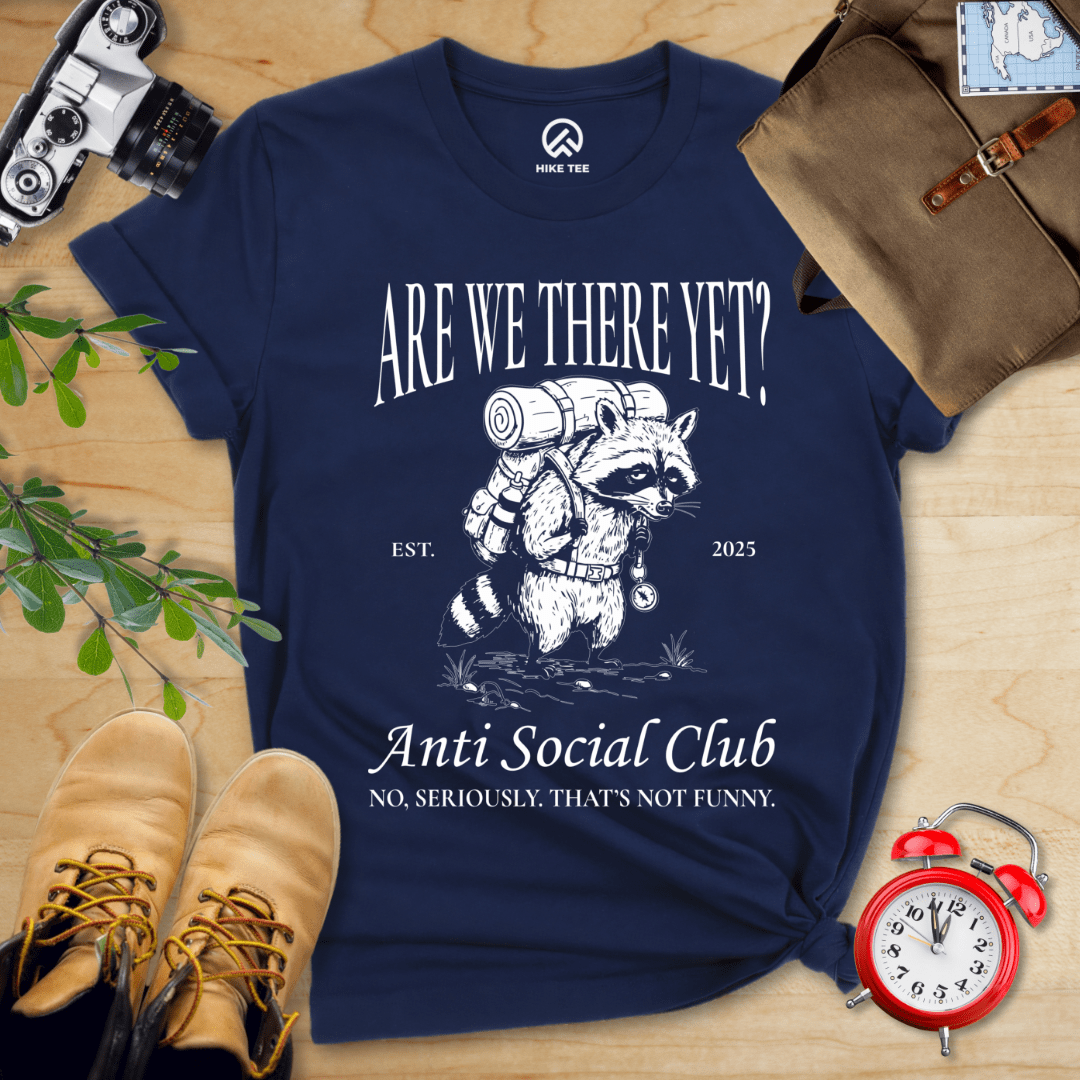 Hike Tee T-Shirt Navy / S Anti Social Club Shirt