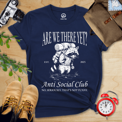 Hike Tee T-Shirt Navy / S Anti Social Club Shirt