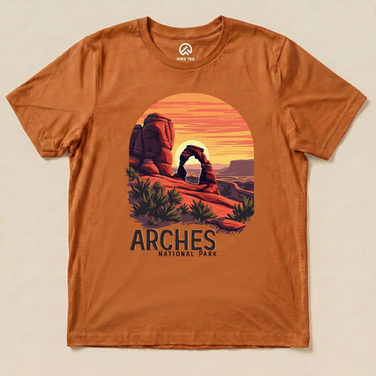 Hike Tee T-Shirt Autumn / S Arches National Park Shirt