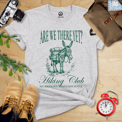 Hike Tee T-Shirt Athletic Heather / S Are We There Donkey Club Shirt