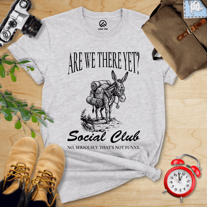 Hike Tee T-Shirt Athletic Heather / S Are We There Social Club Shirt