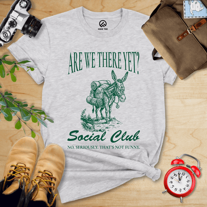 Hike Tee T-Shirt Athletic Heather / S Are We There Yet? Club Shirt