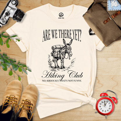 Hike Tee T-Shirt Natural / S Are We There Yet? Club Shirt