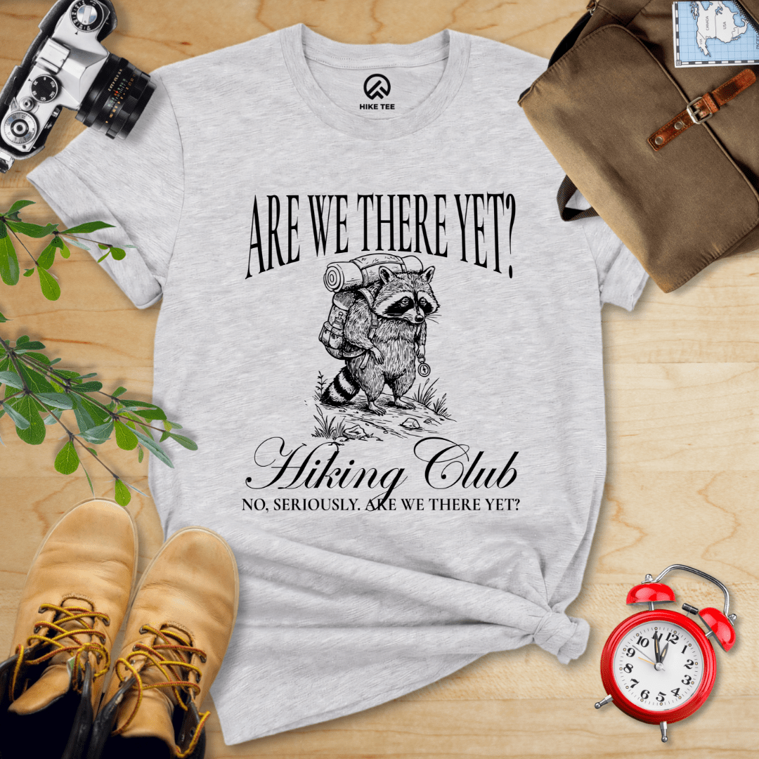Hike Tee T-Shirt Athletic Heather / S Are We There Yet Shirt