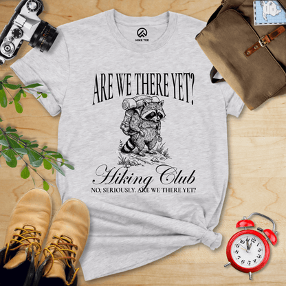 Hike Tee T-Shirt Athletic Heather / S Are We There Yet Shirt