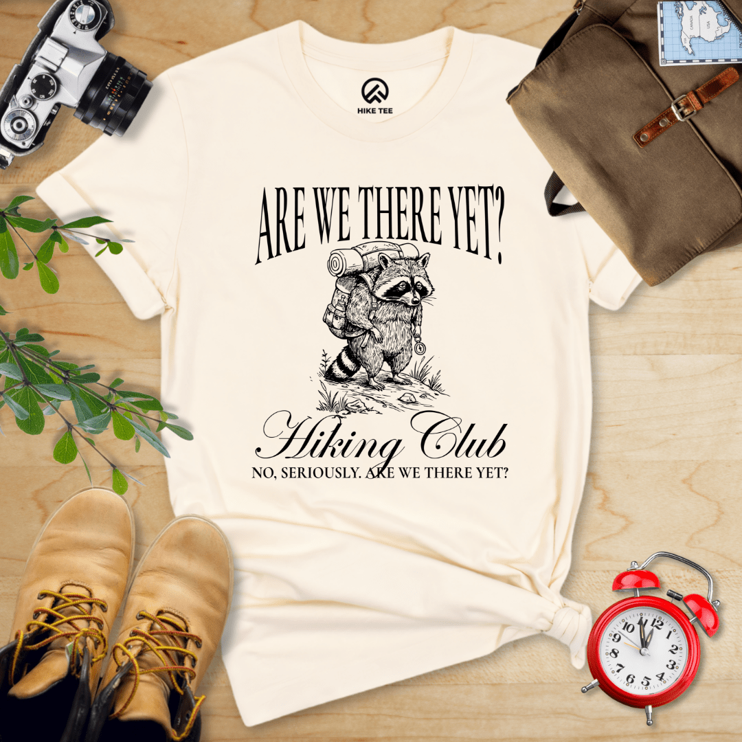 Hike Tee T-Shirt Natural / S Are We There Yet Shirt