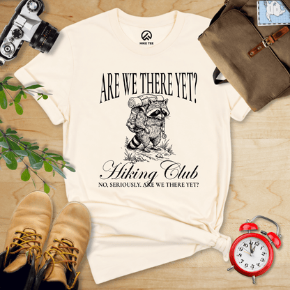 Hike Tee T-Shirt Natural / S Are We There Yet Shirt